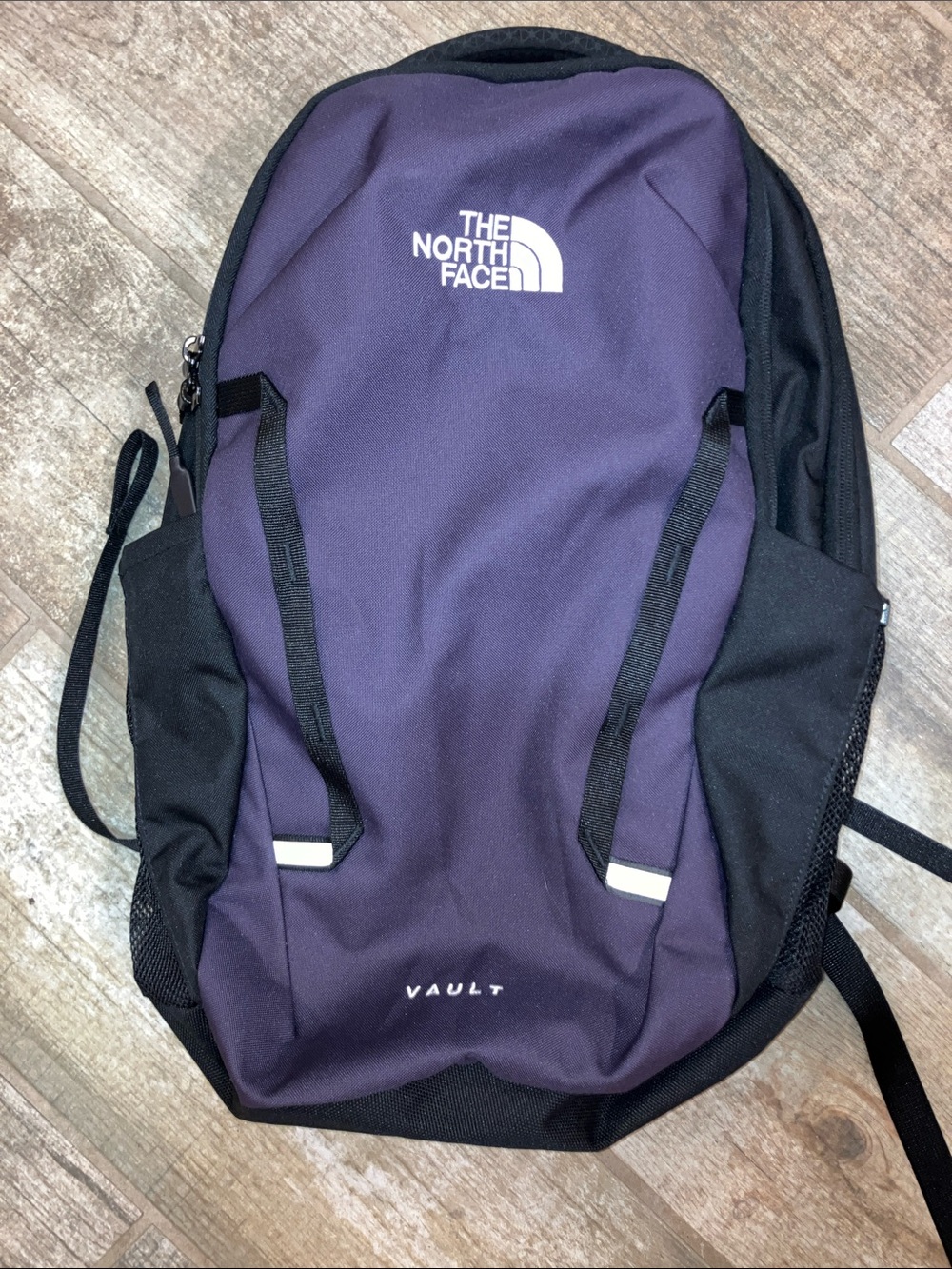 The North Face Vault Backpack in Purple and Black